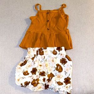 Girls summer short outfit